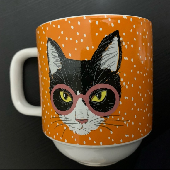 STACKING MUG - 4pc set with stacking rack - Picture 3 of 6